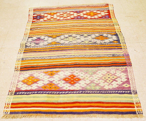 Vintage Turkish Flatweave